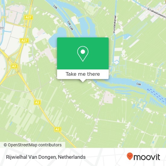 Rijwielhal Van Dongen kaart