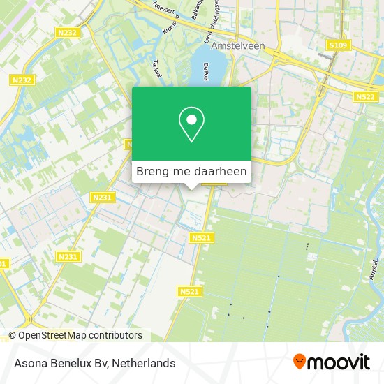 Asona Benelux Bv kaart