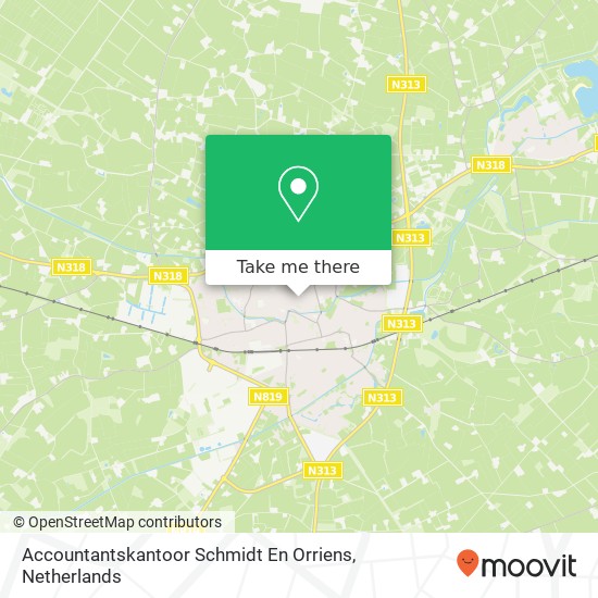 Accountantskantoor Schmidt En Orriens kaart
