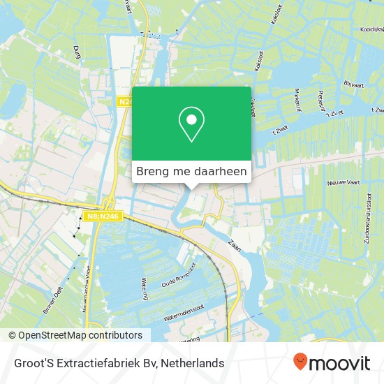 Groot'S Extractiefabriek Bv kaart