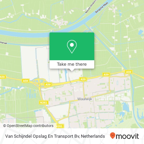 Van Schijndel Opslag En Transport Bv kaart