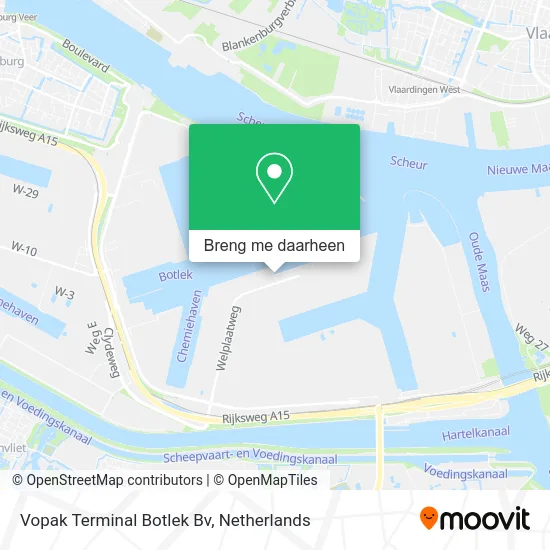 Vopak Terminal Botlek Bv kaart