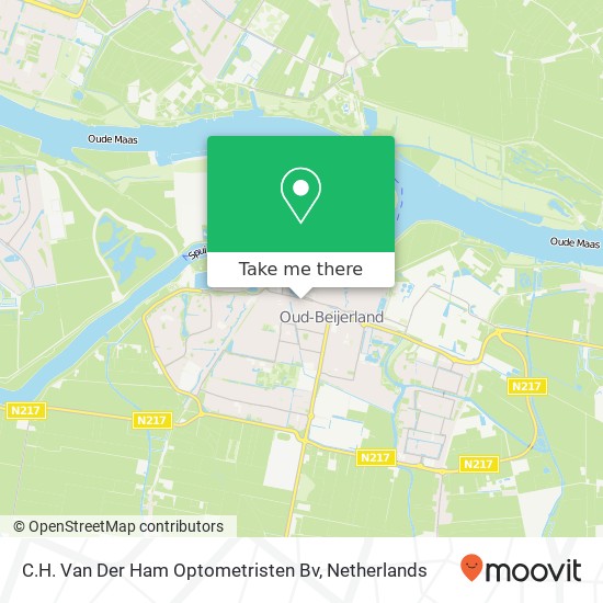 C.H. Van Der Ham Optometristen Bv kaart