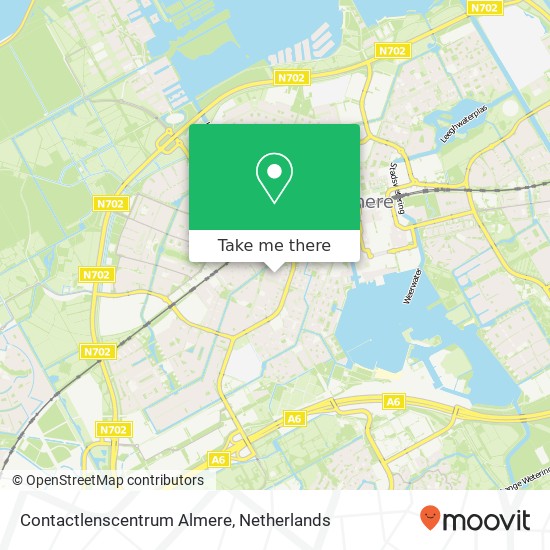 Contactlenscentrum Almere kaart