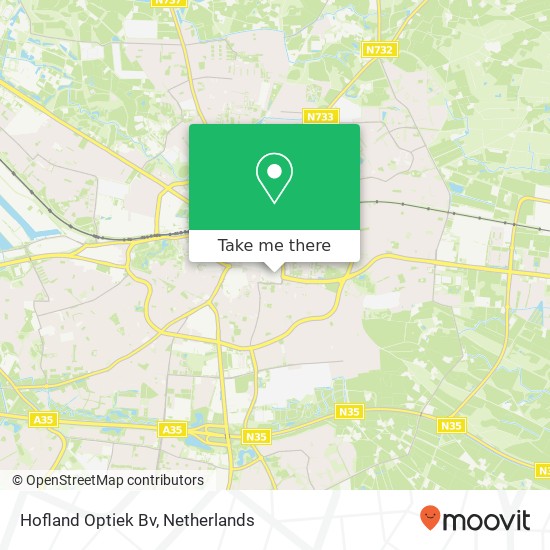 Hofland Optiek Bv kaart