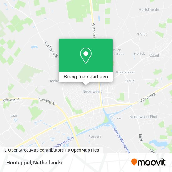 Houtappel kaart