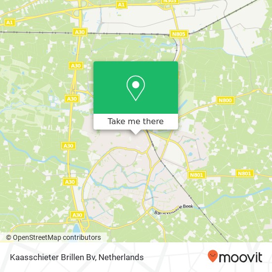 Kaasschieter Brillen Bv kaart