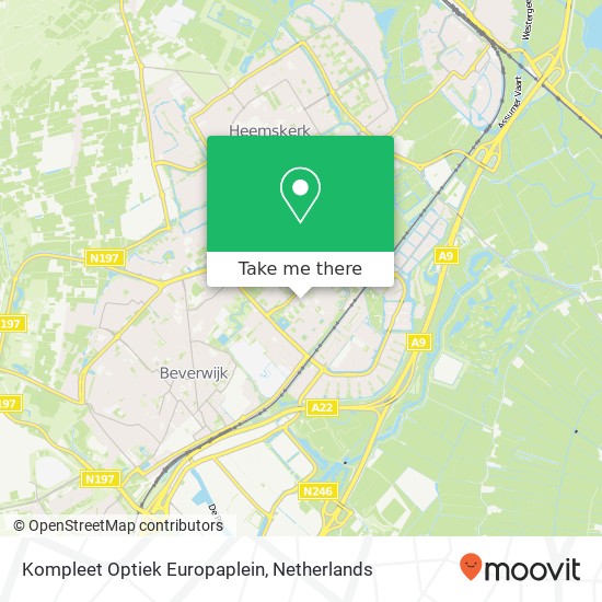 Kompleet Optiek Europaplein kaart