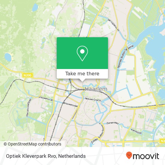 Optiek Kleverpark Rvo kaart