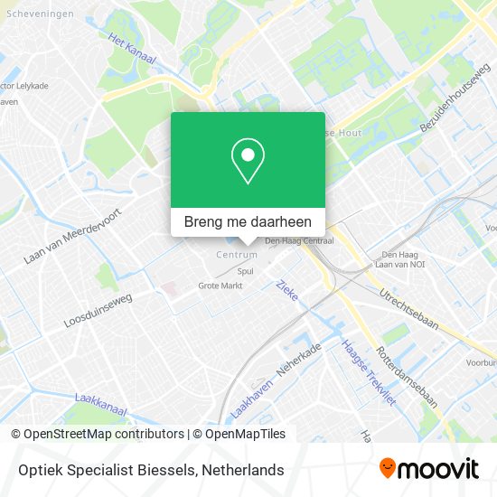 Optiek Specialist Biessels kaart