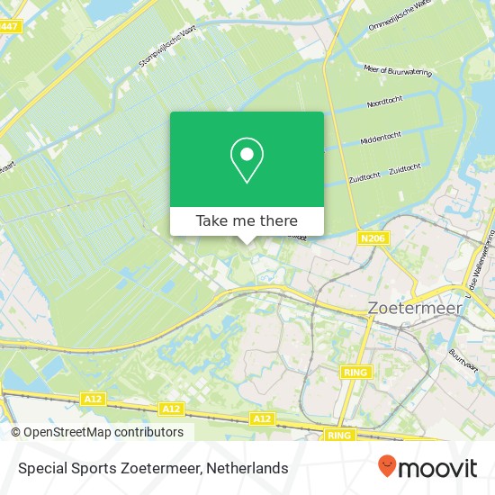 Special Sports Zoetermeer kaart