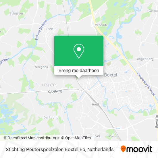 Stichting Peuterspeelzalen Boxtel Eo kaart