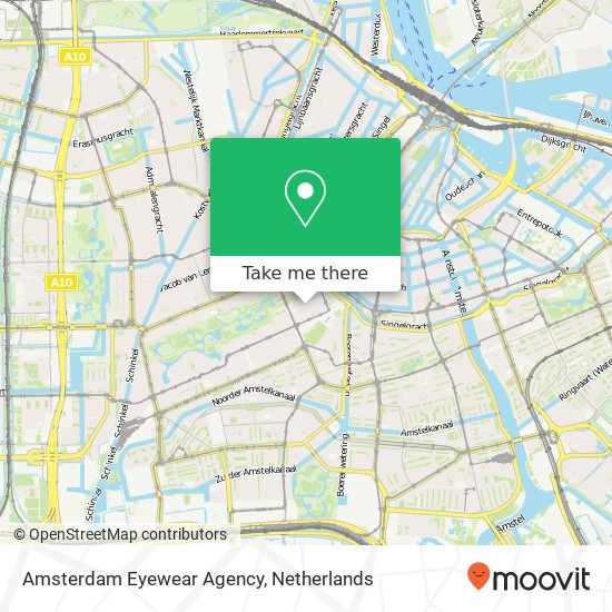 Amsterdam Eyewear Agency kaart