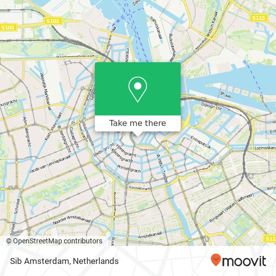 Sib Amsterdam kaart