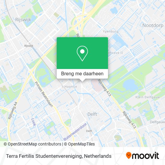 Terra Fertilis Studentenvereniging kaart