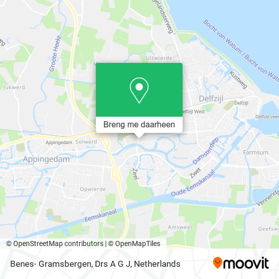 Benes- Gramsbergen, Drs A G J kaart