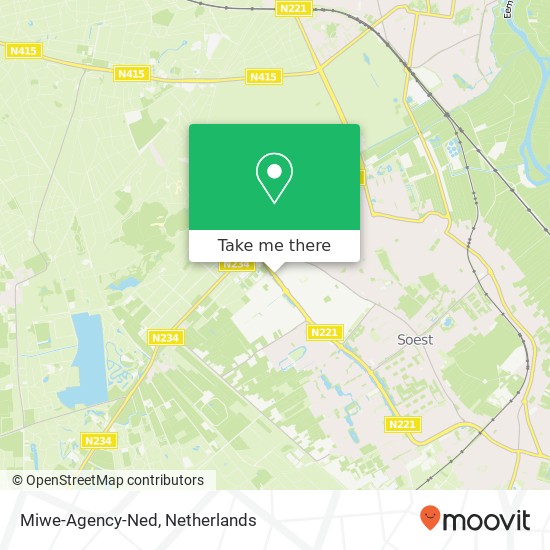 Miwe-Agency-Ned kaart