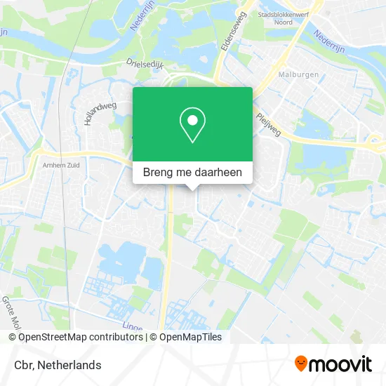 Cbr kaart