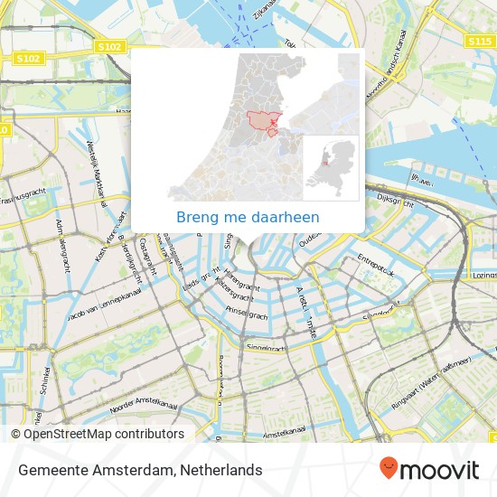 Gemeente Amsterdam kaart