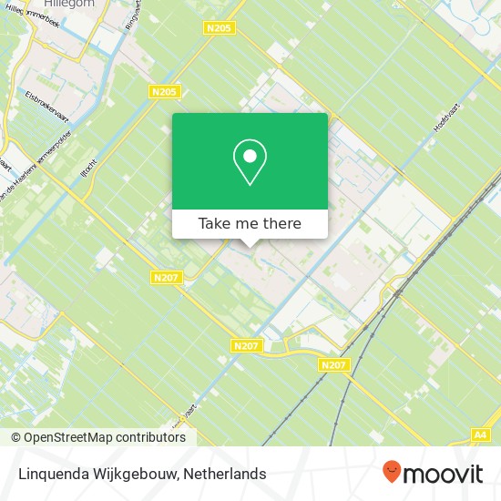 Linquenda Wijkgebouw kaart