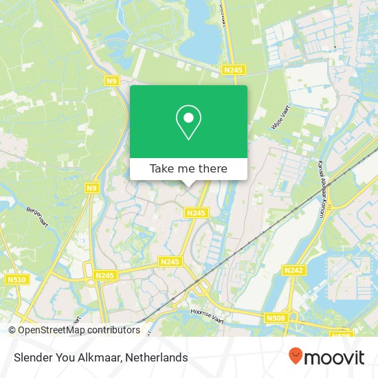 Slender You Alkmaar kaart