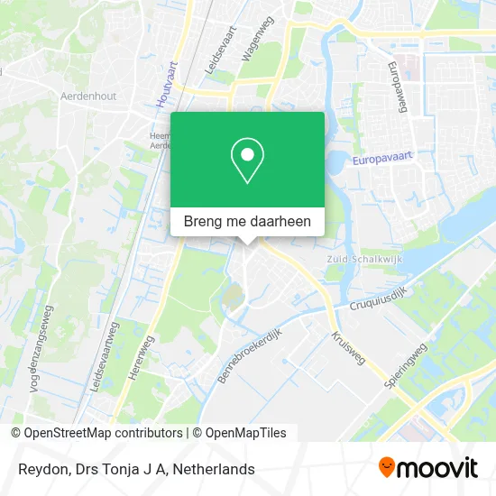 Reydon, Drs Tonja J A kaart