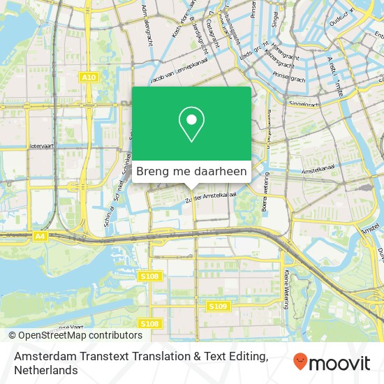 Amsterdam Transtext Translation & Text Editing kaart
