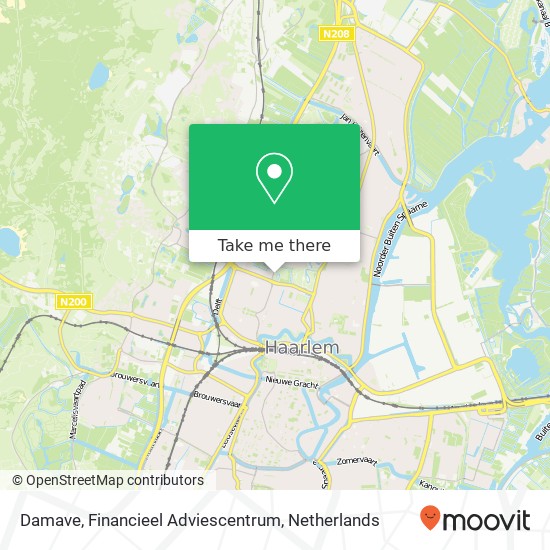 Damave, Financieel Adviescentrum kaart