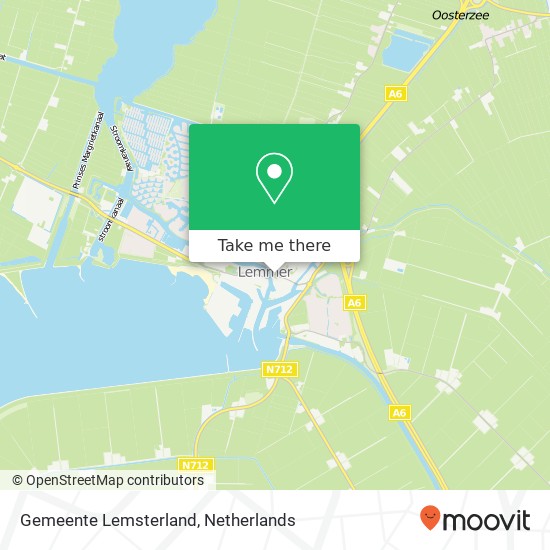 Gemeente Lemsterland kaart
