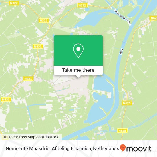 Gemeente Maasdriel Afdeling Financien kaart