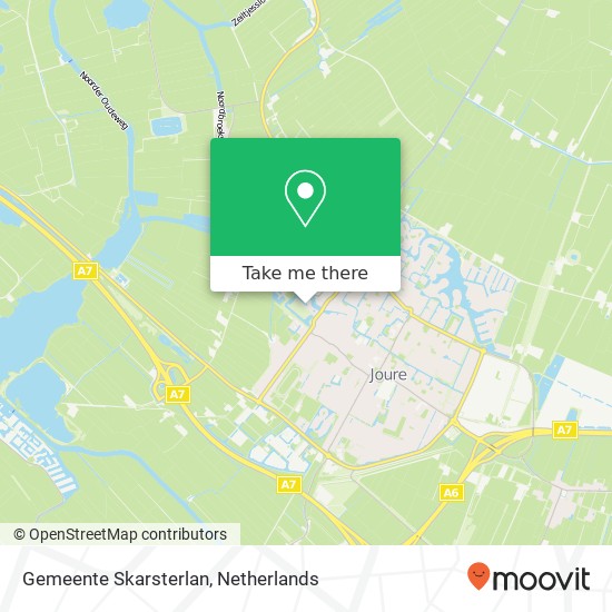 Gemeente Skarsterlan kaart