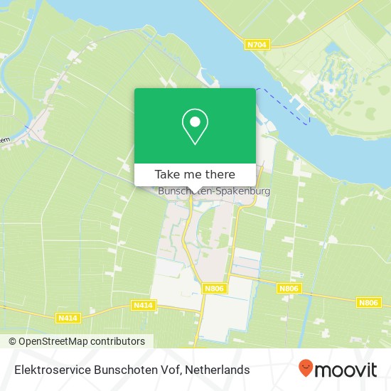 Elektroservice Bunschoten Vof kaart