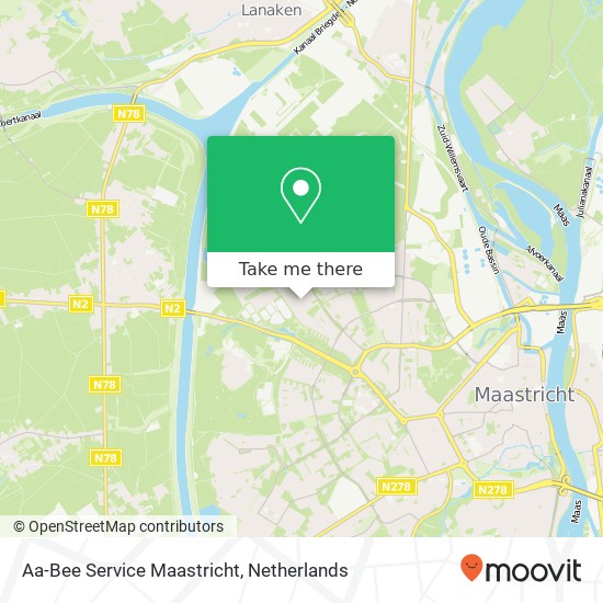 Aa-Bee Service Maastricht kaart