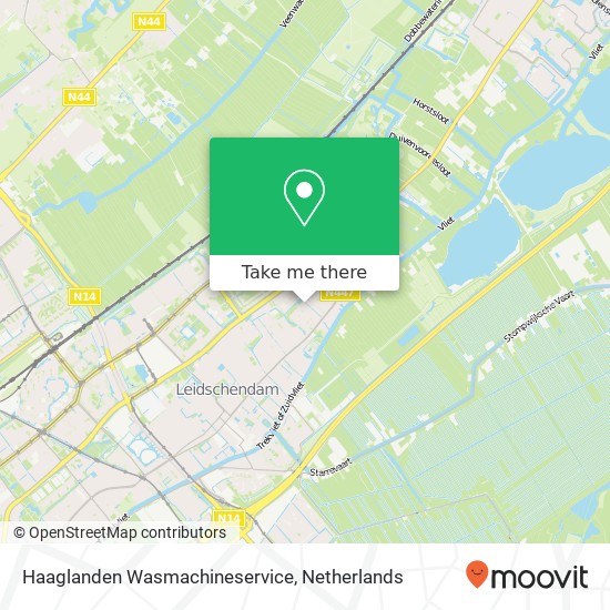 Haaglanden Wasmachineservice kaart