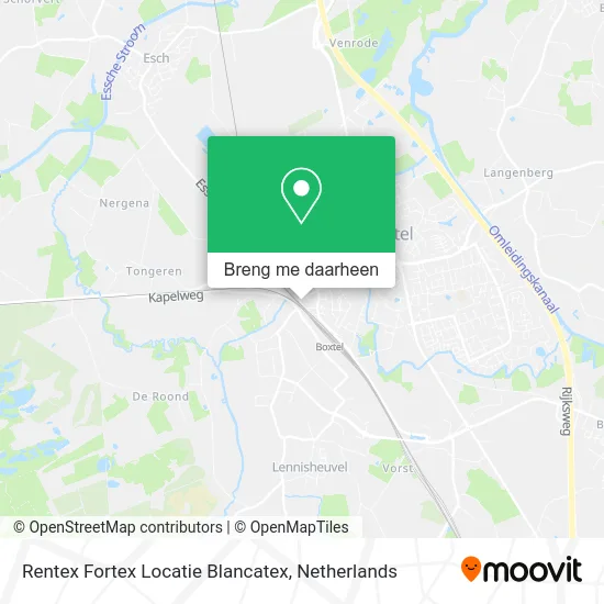 Rentex Fortex Locatie Blancatex kaart