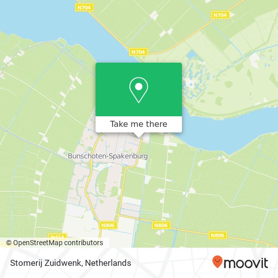 Stomerij Zuidwenk kaart