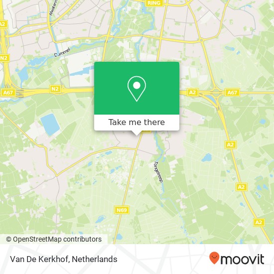 Van De Kerkhof kaart