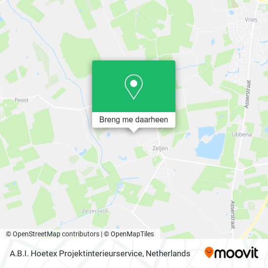 A.B.I. Hoetex Projektinterieurservice kaart