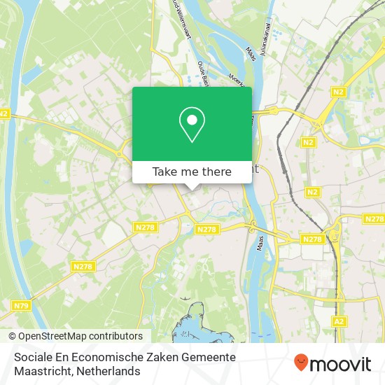 Sociale En Economische Zaken Gemeente Maastricht kaart