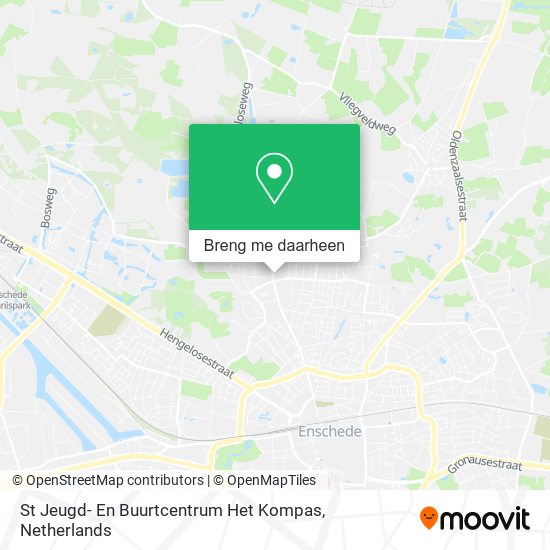 St Jeugd- En Buurtcentrum Het Kompas kaart