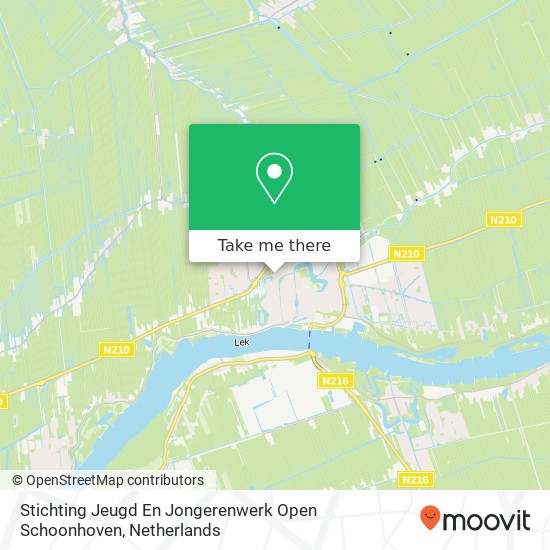 Stichting Jeugd En Jongerenwerk Open Schoonhoven kaart