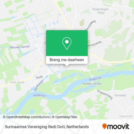 Surinaamse Vereniging Redi Doti kaart