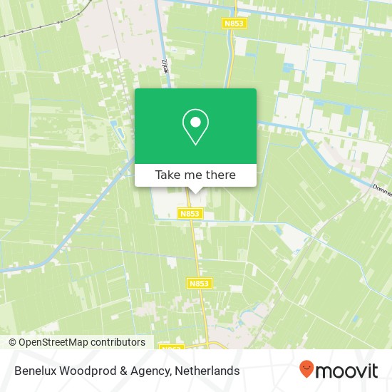 Benelux Woodprod & Agency kaart