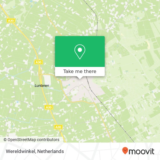 Wereldwinkel kaart