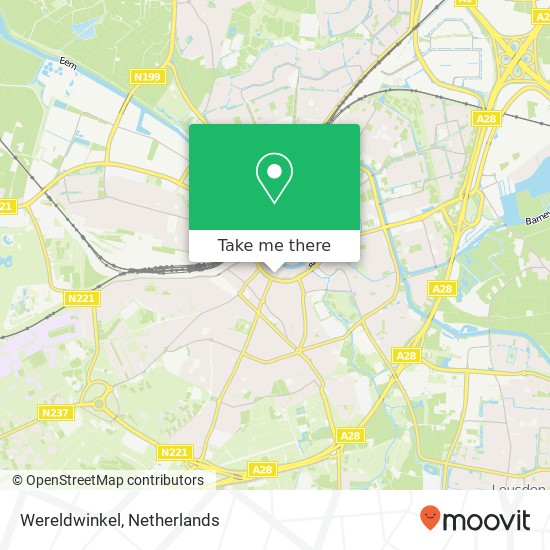 Wereldwinkel kaart