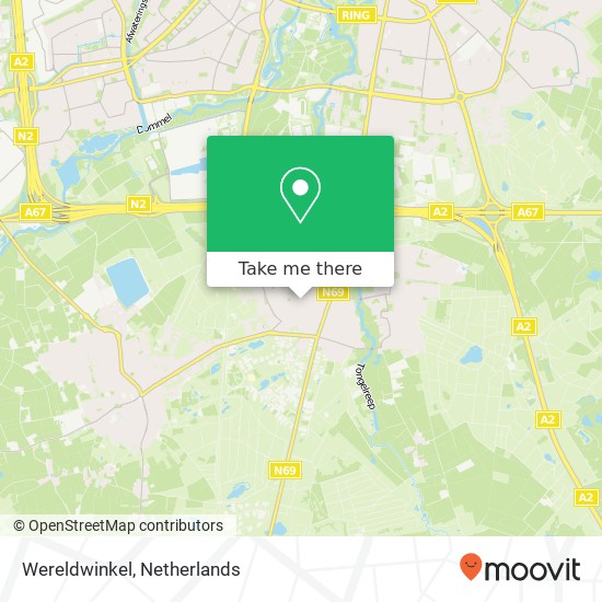 Wereldwinkel kaart