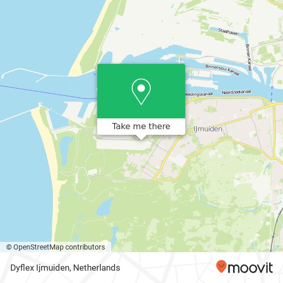 Dyflex Ijmuiden kaart