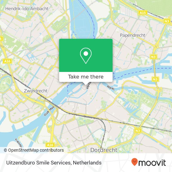 Uitzendburo Smile Services kaart