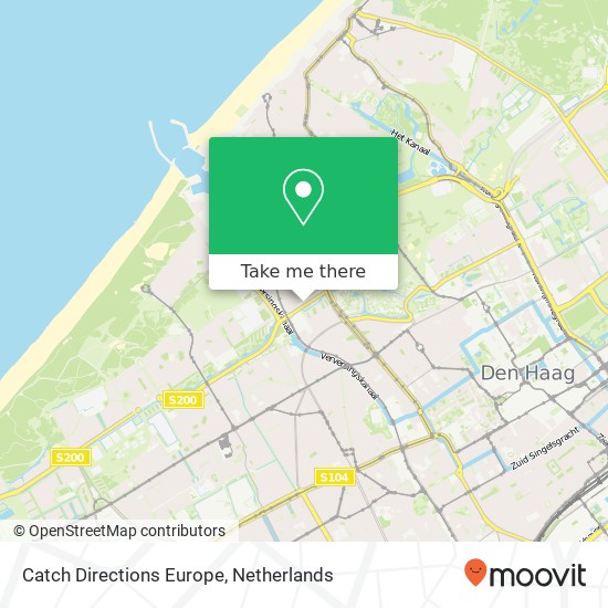 Catch Directions Europe kaart