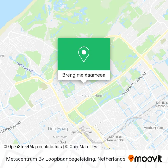 Metacentrum Bv Loopbaanbegeleiding kaart